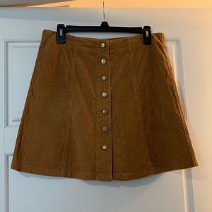 Boutique corduroy skirt